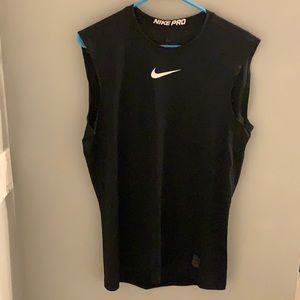 Black Nike Pro tank top